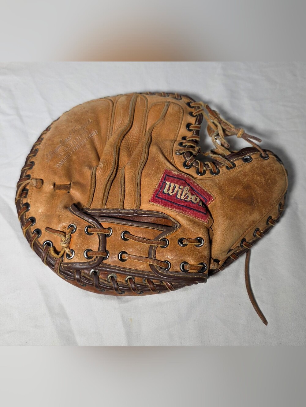 Wilson Streamlined Fingers 1941 No 2231204 leather Softball baseball glove catch